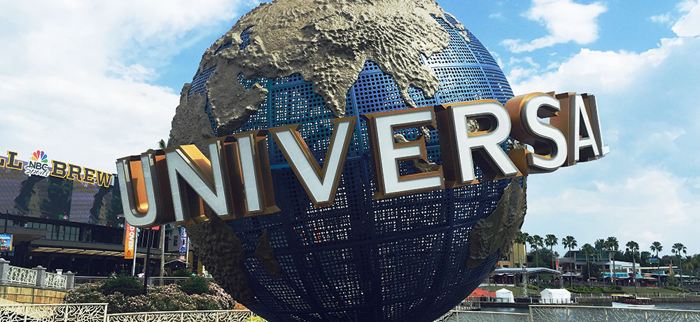 Universal Studios ball in Orlando, Florida